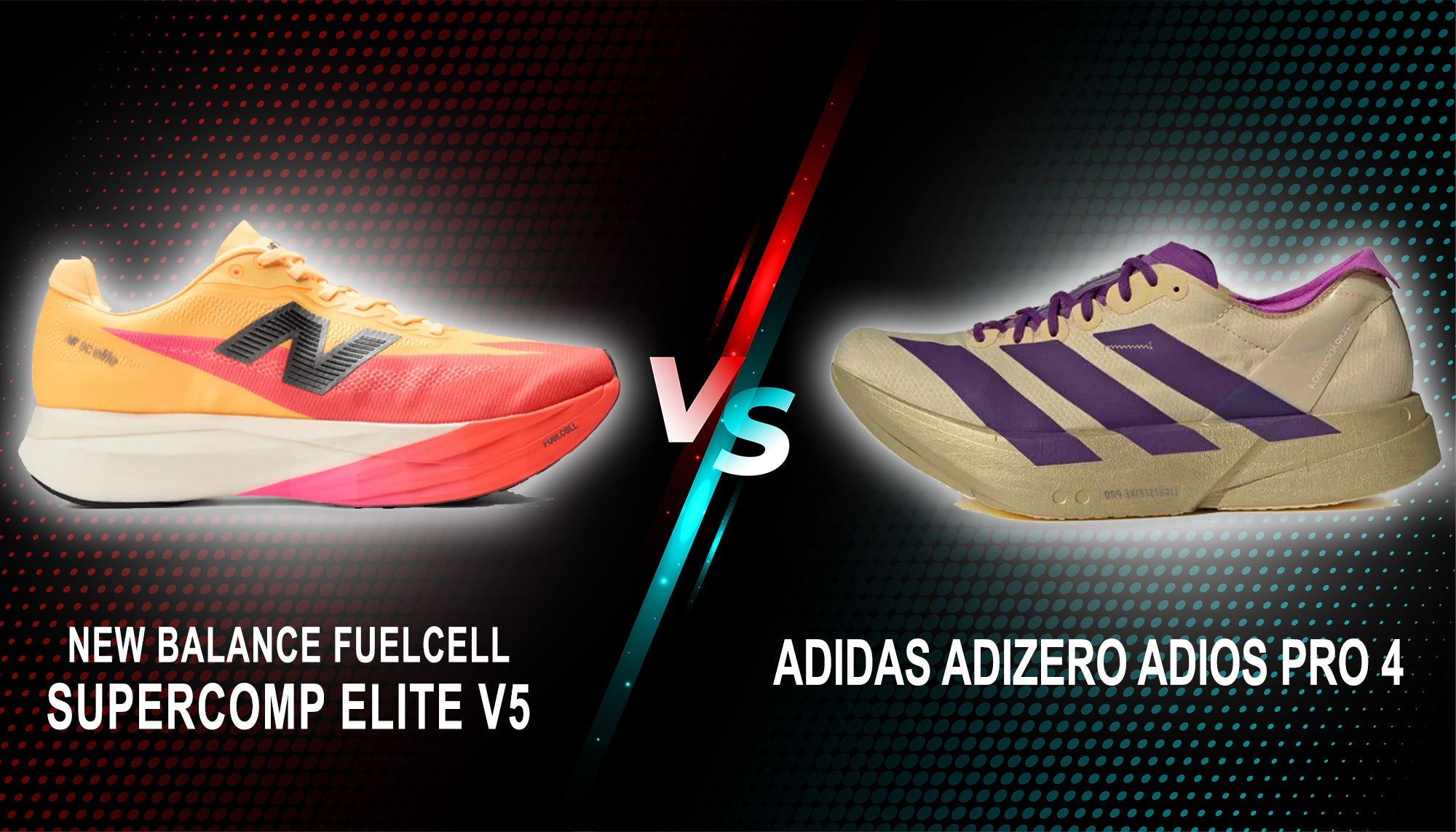Adidas Adizero Adios Pro 4 vs New Balance FuelCell SuperComp Elite v5: ¿Cuál es la mejor zapatilla para competir?