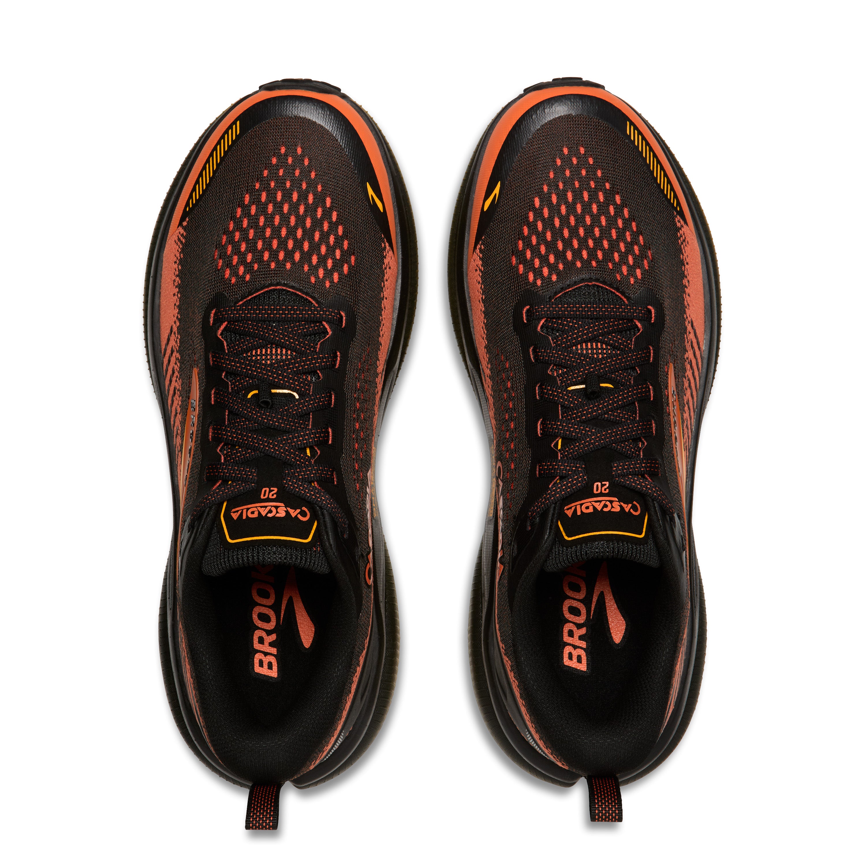 Brooks Cascadia 20 Negro Naranja