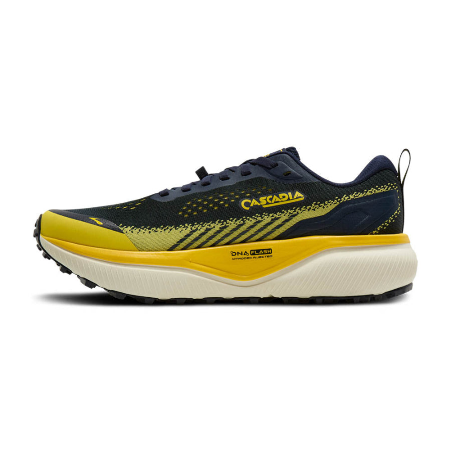 Brooks Cascadia 20 Negro Amarillo