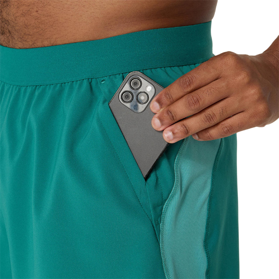 Pantalones cortos running Asics ROAD 5IN Azul