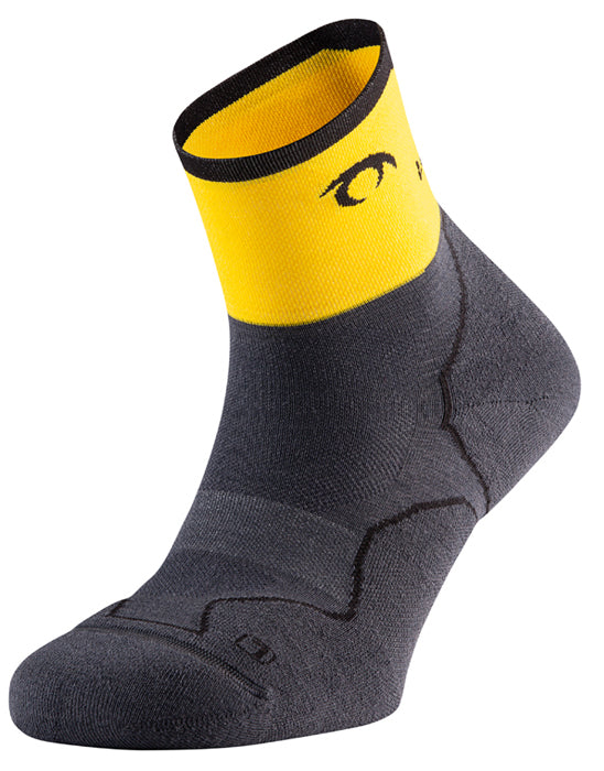Calcetines Lurbel Bmax Desafío Four Gris Amarillo