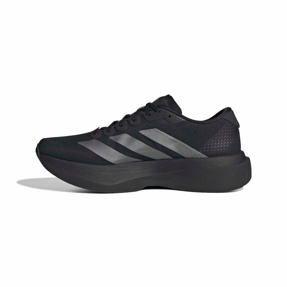 Zapatilla de running Adidas Adizero EVO SL Woven negro y gris, vista lateral interior