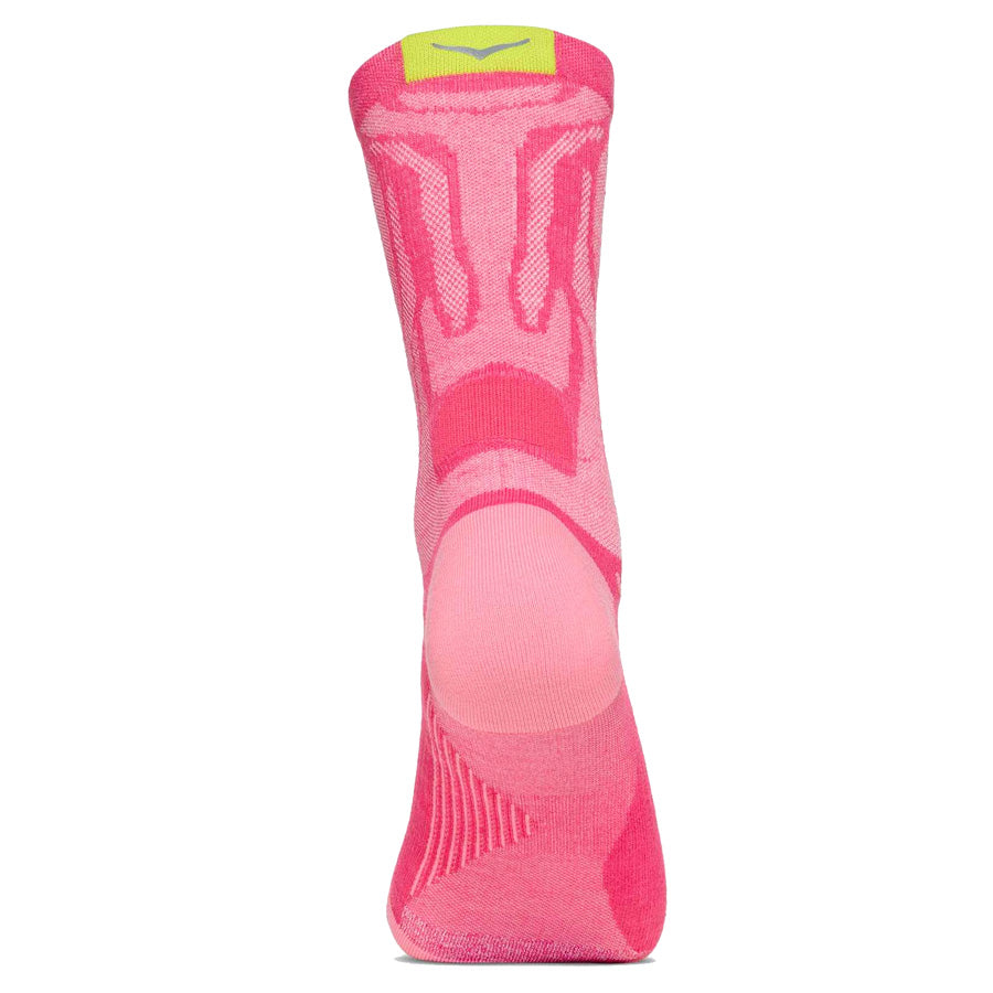 Hoka One One calcetines Clifton 10 Crew Run Rosa