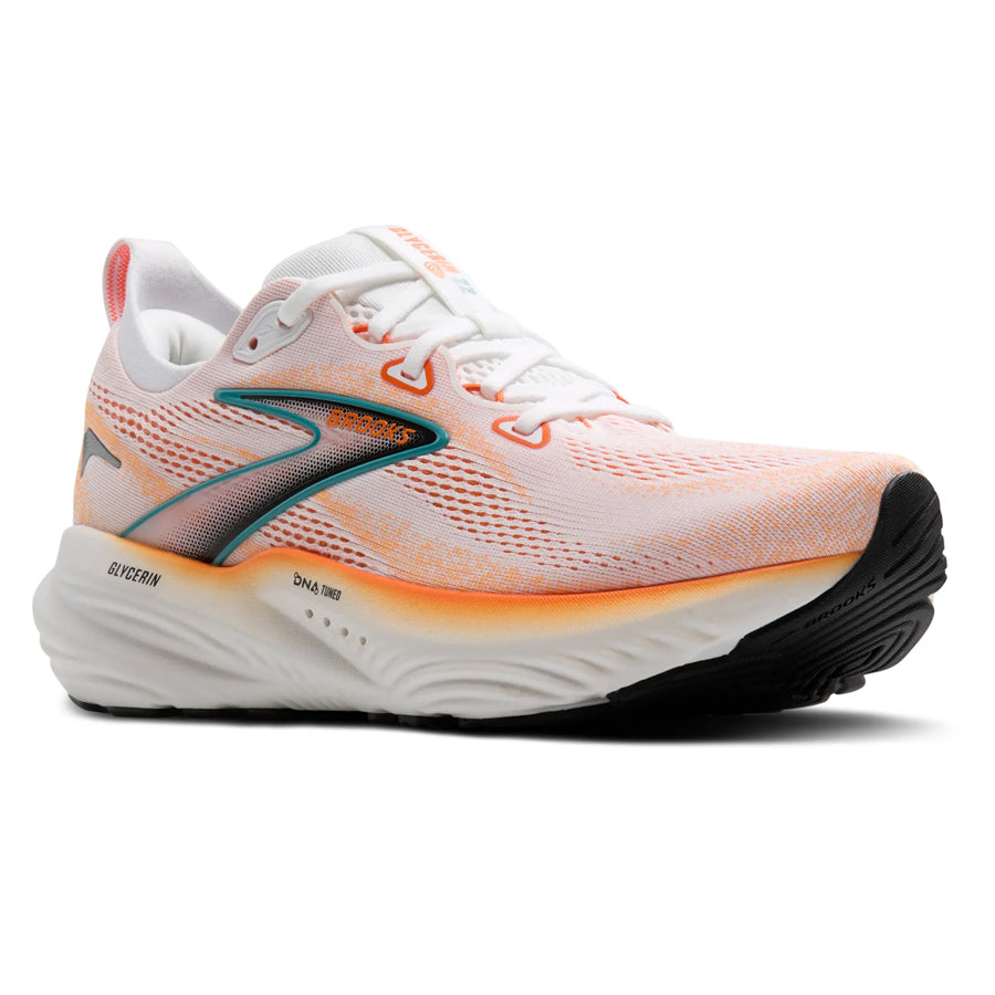 Brooks Glycerin 22 Blanco Naranja