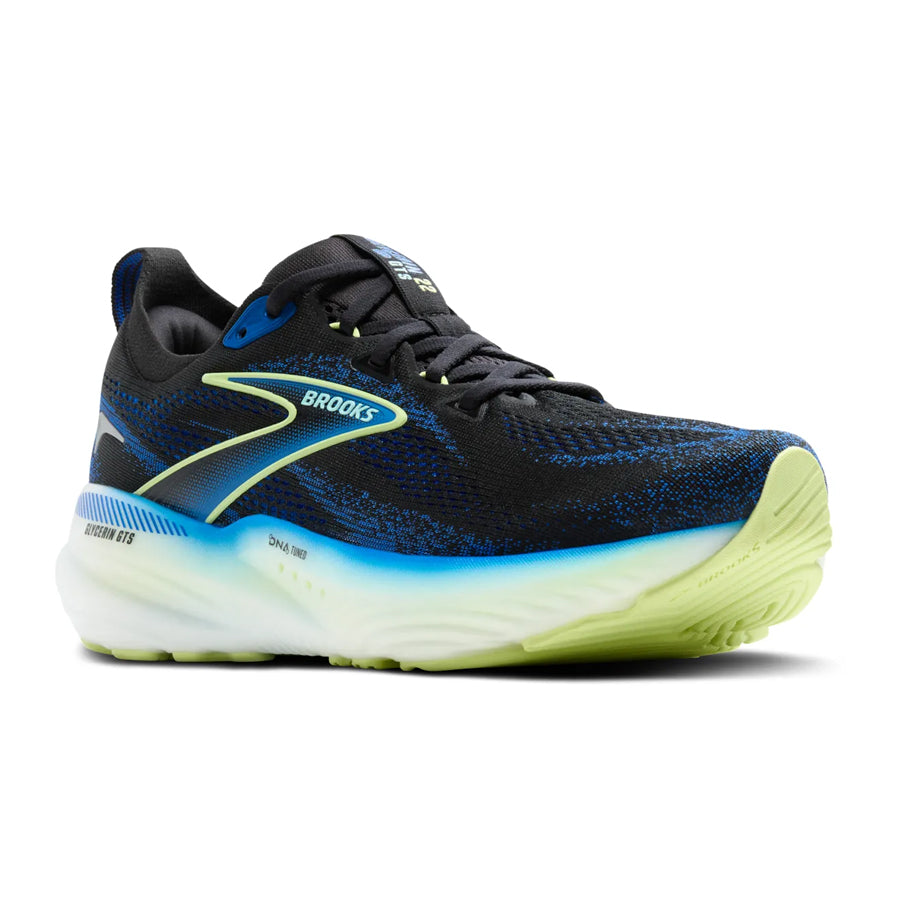 Brooks Glycerin GTS 22 Negro Azul Amarillo