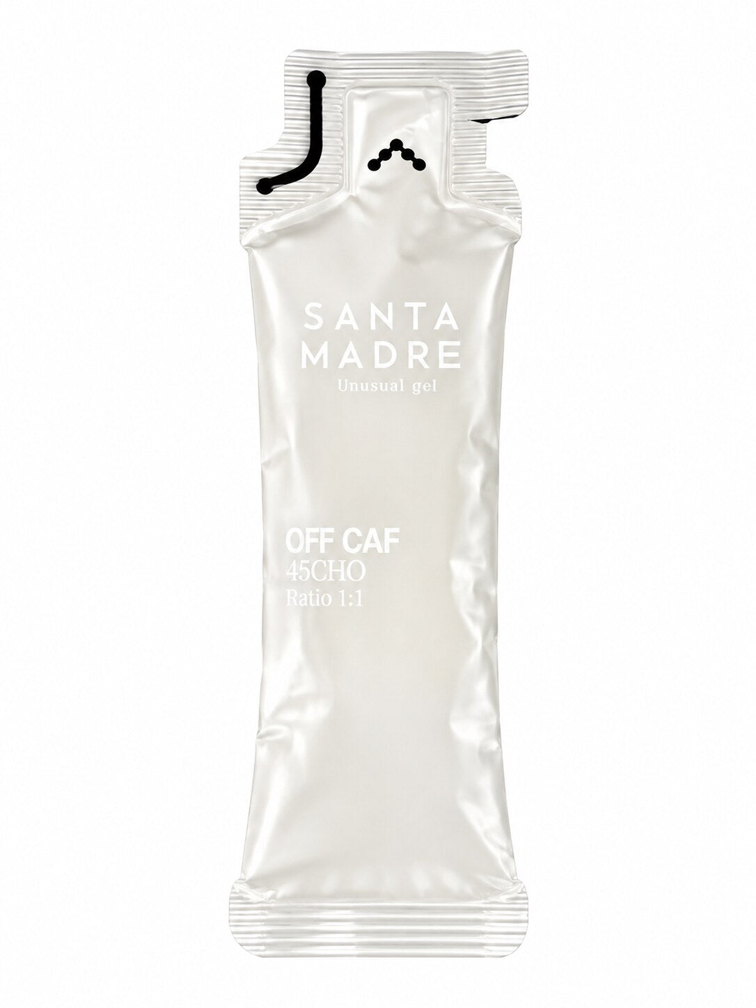 Gel energético Santa Madre UNUSUAL 45CHO sabor neutro sin cafeína, con 45 g de carbohidratos (ratio 1:1)