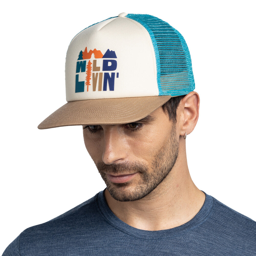 Buff Gorra Trucker Marrón Azul