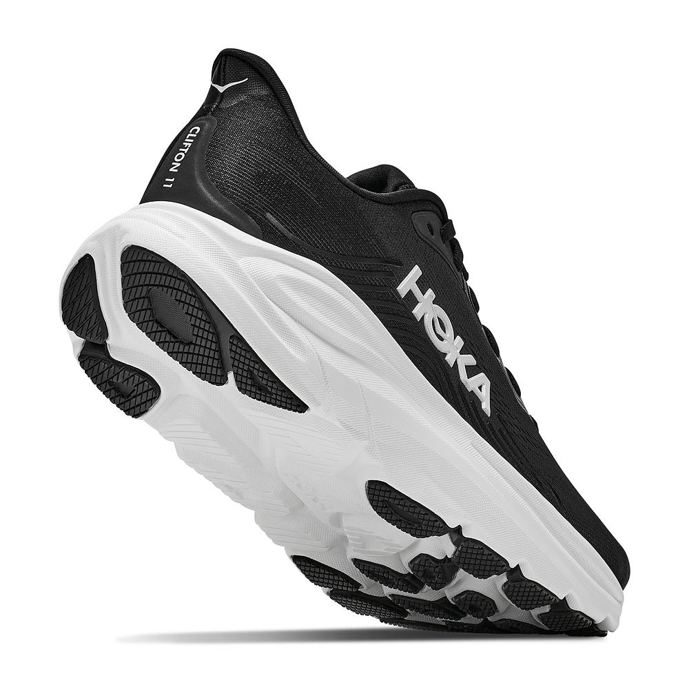 Zapatillas Hoka Clifton 11 Mujer Negro Blanco