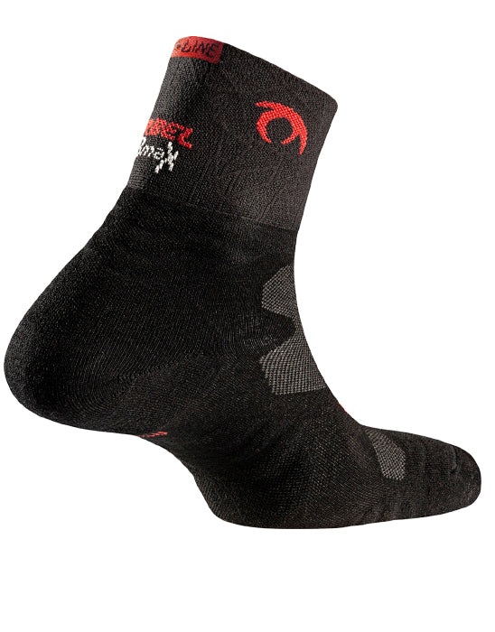 Calcetines Lurbel Bmax Stone pro trail/running negro rojo - ADSrunning