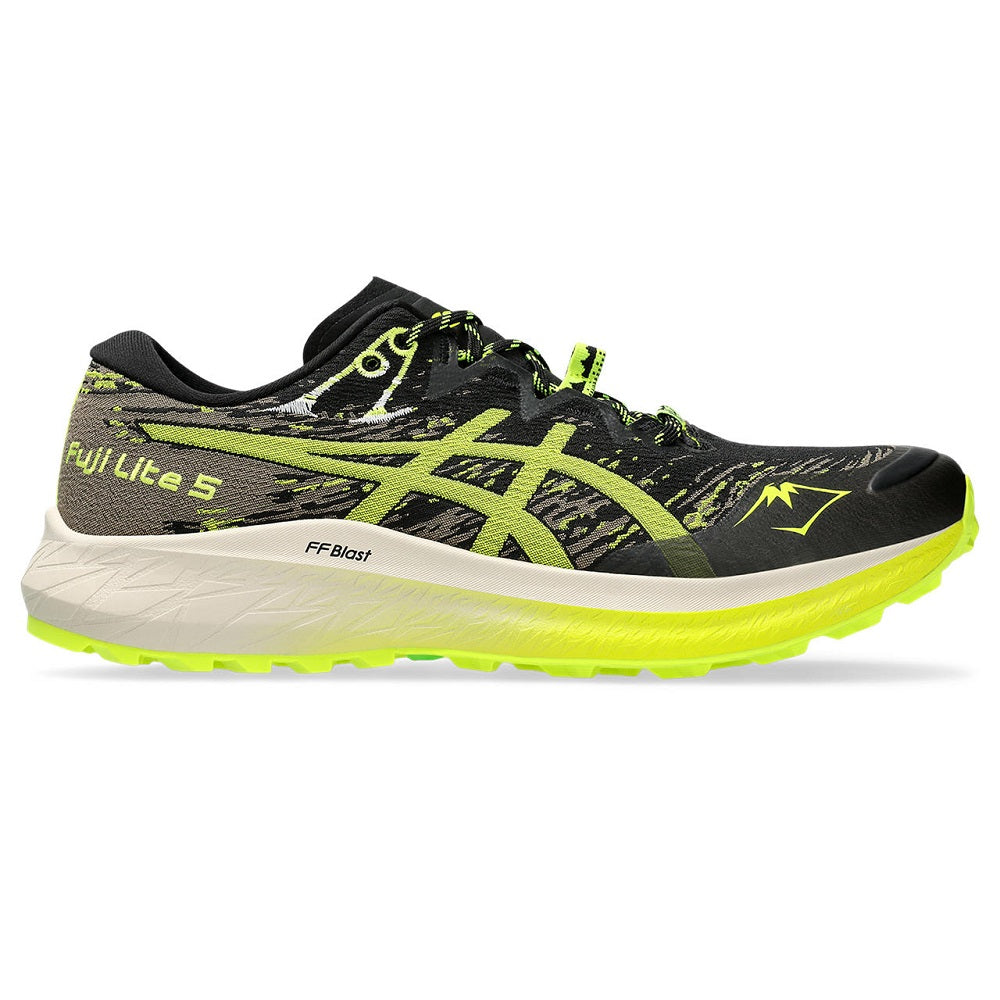 Asics Fuji Lite 5 Negro Fluorescente