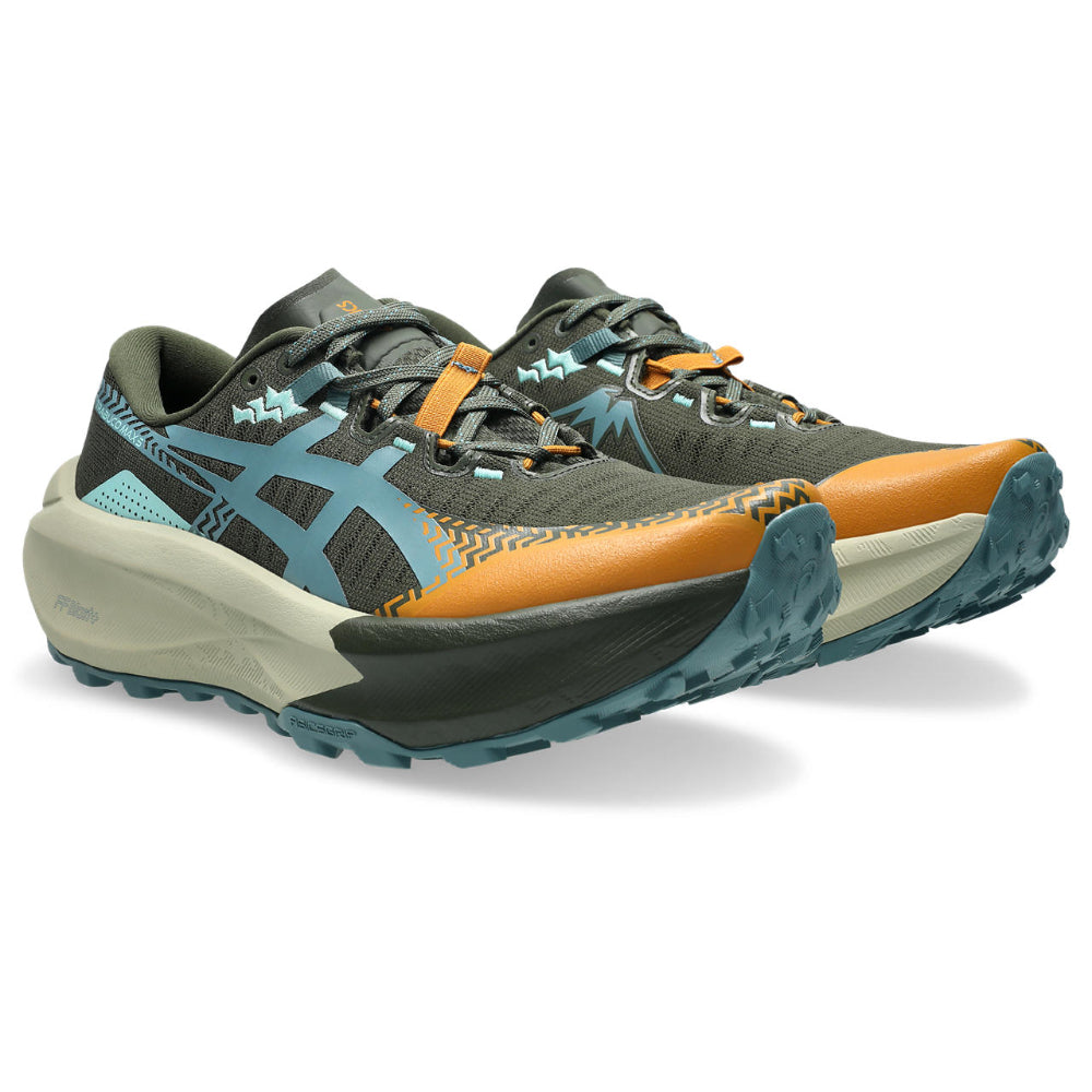Zapatillas Asics Trabuco Max 5 Verde Naranja