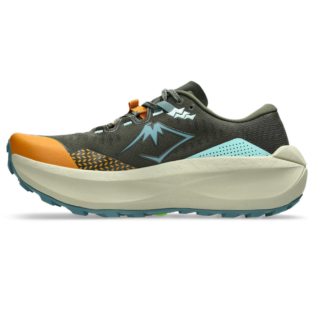 Zapatillas Asics Trabuco Max 5 Verde Naranja