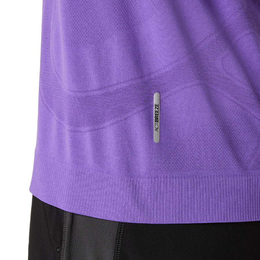 Asics camiseta Seamless SS Púrpura