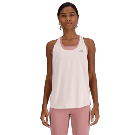 New Balance camiseta tirantes Athletics Rosa