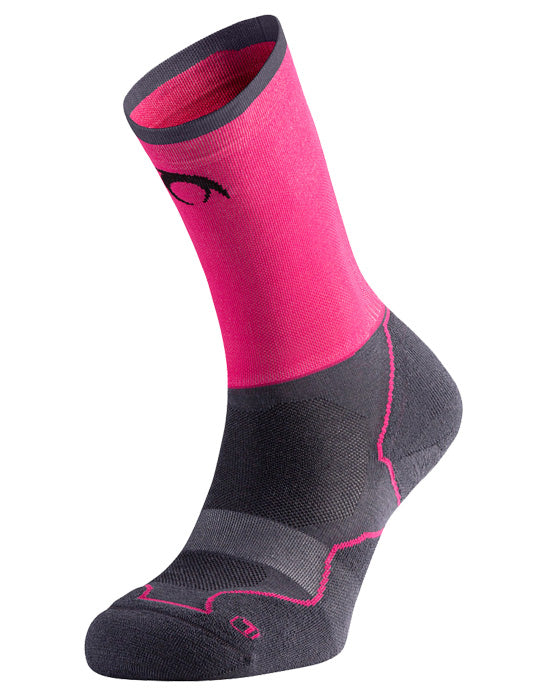 Calcetines Lurbel Desafio Five Compression Gris Fucsia