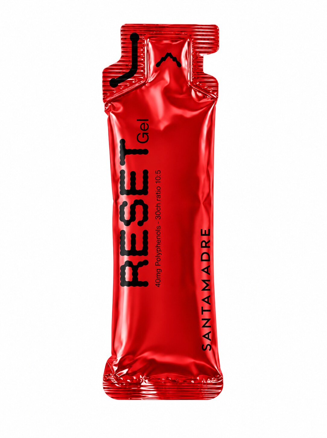 Envase de gel energético Santa Madre Reset Gel Off Caff, sin cafeína.