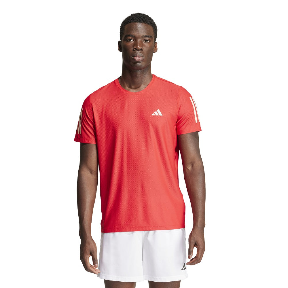 Adidas camiseta manga corta Own the Run Base Rojo