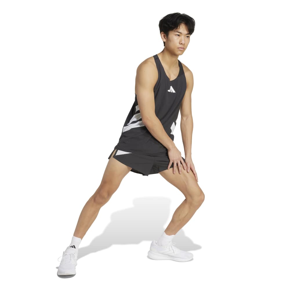 Adidas camiseta tirantes Adizero Road to Records Negro