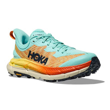 Cargar imagen en el visor de la galería, Hoka One One Mafate Speed 4 Celeste Naranja
