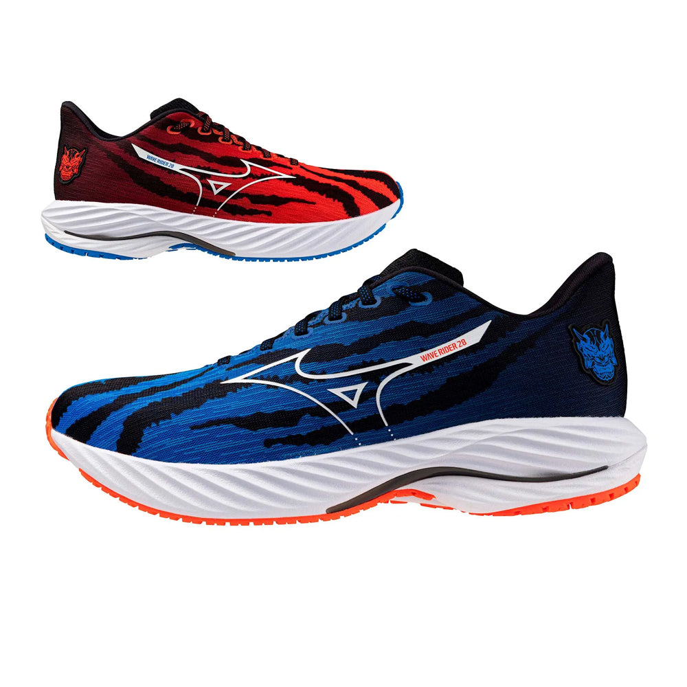 Mizuno Wave Rider 28 Azul Rojo Unisex