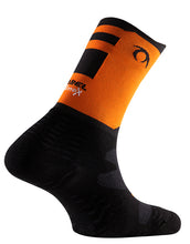 Charger l&#39;image dans la galerie, Calcetines Lurbel Rise Five Gris Negro Naranja
