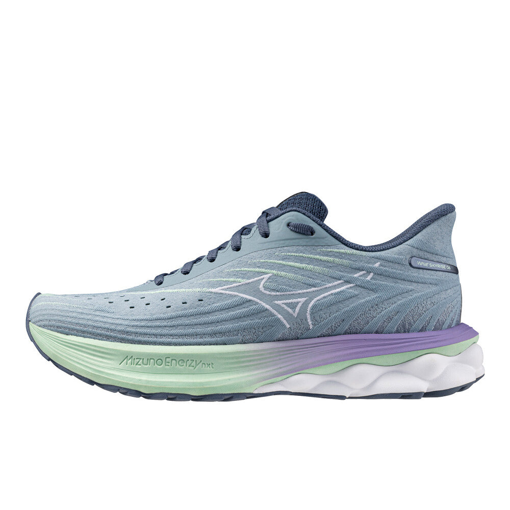 Mizuno Wave SkyRise 6 Azul Verde Lila