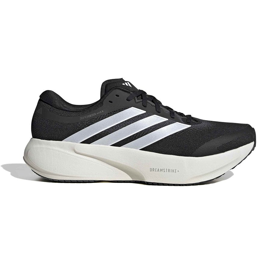 Zapatillas Adidas Supernova Rise 3 Negro Blanco vista lateral