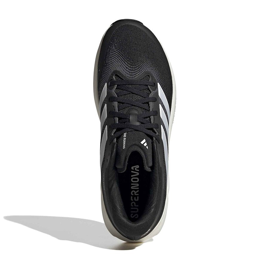 Zapatillas Adidas Supernova Rise 3 Negro Blanco vista superior