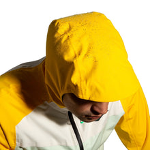 Cargar imagen en el visor de la galería, Brooks chaqueta impermeable High Point Verde Amarillo
