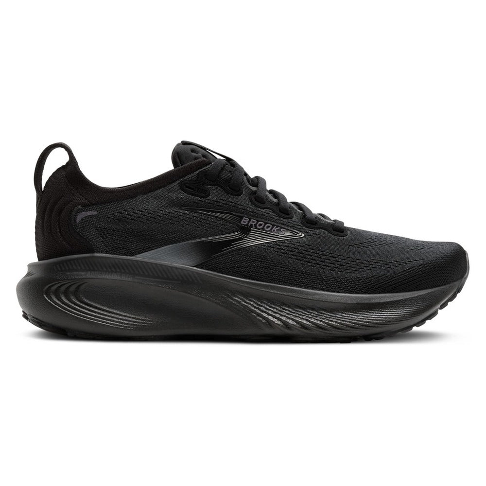 Zapatilla Brooks Adrenaline GTS 25 negra, vista lateral exterior
