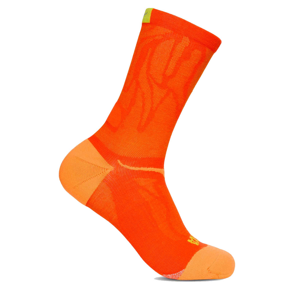 Hoka One One calcetines Clifton 10 Crew Run Naranja
