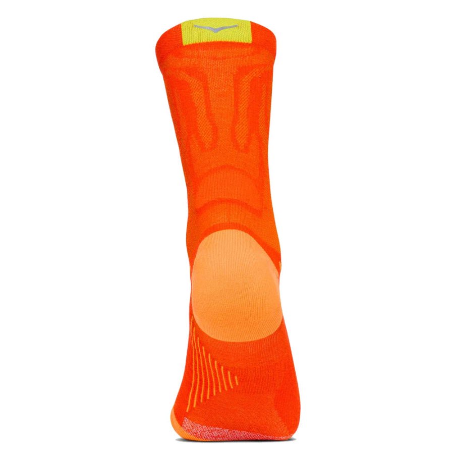 Hoka One One calcetines Clifton 10 Crew Run Naranja