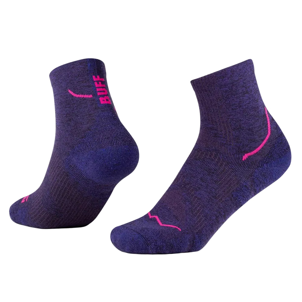 Buff calcetines DRYFLX® QUARTER SOCK DQ Púrpura
