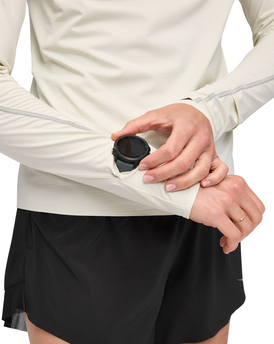 Hoka One One camiseta Glidetech Quarter Zip W