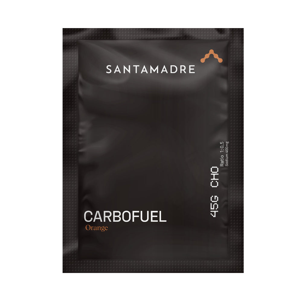 SANTA MADRE Bebida carbohidratos Carbofuel Drink Monodose sabor naranja