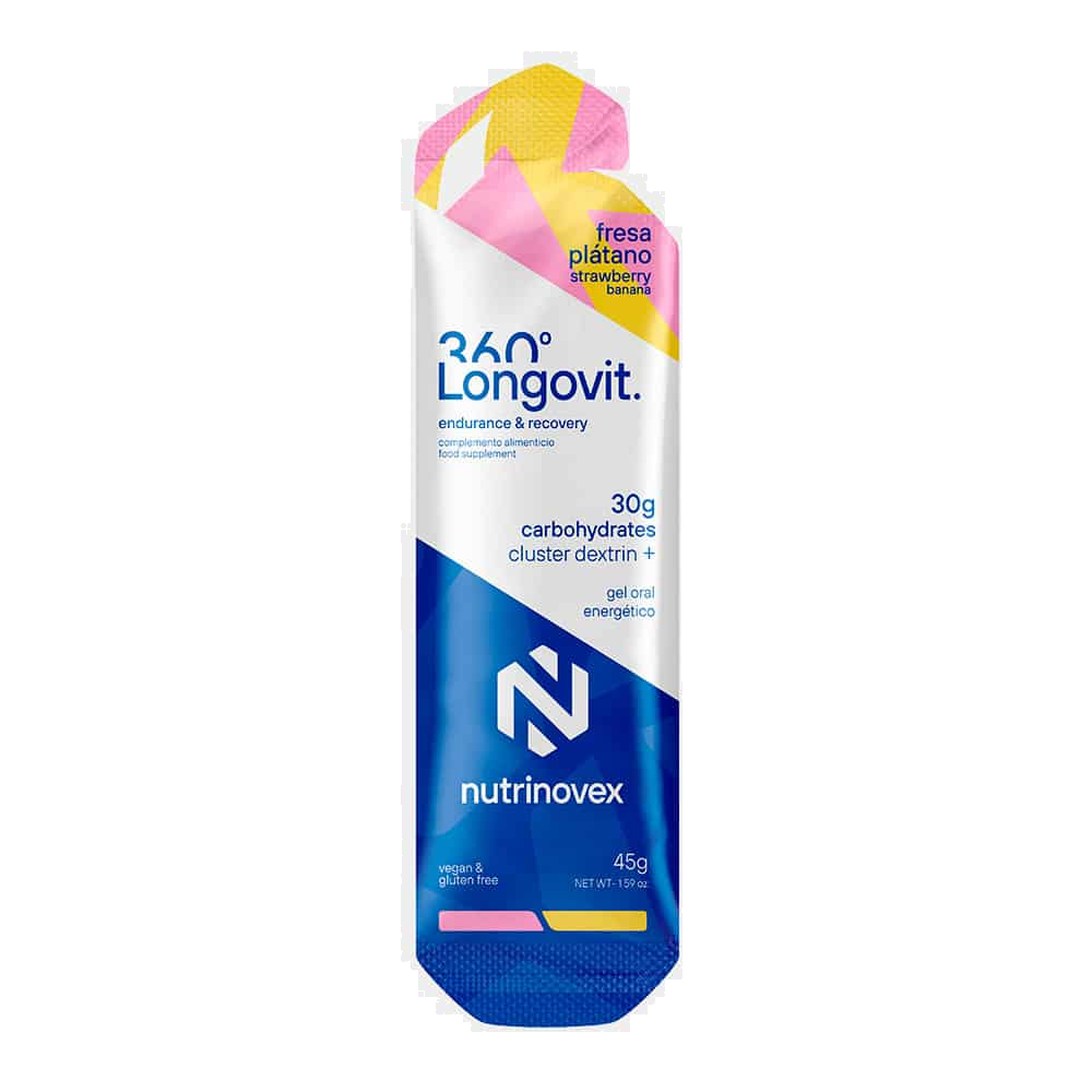 Nutrinovex Longovit 360 Gel 30CHO Fresa y plátano