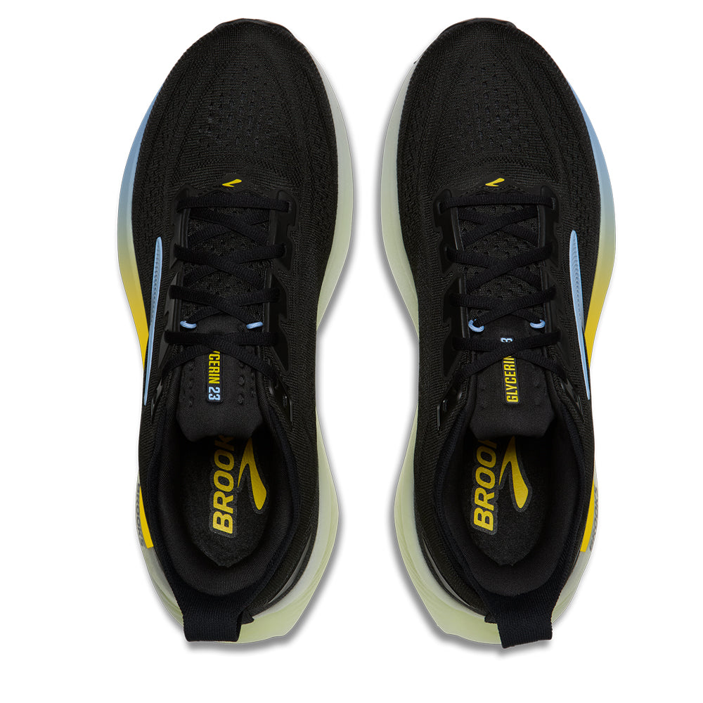 Brooks Glycerin 23 Negro Amarillo Azul