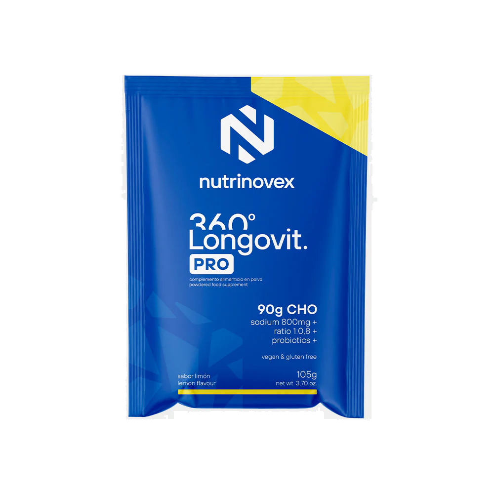 Nutrinovex Longovit 360 Drink PRO 90g CHO Limón