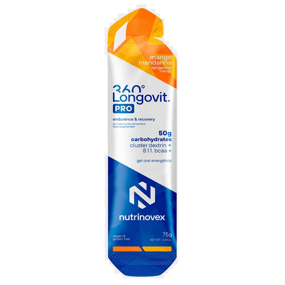 Nutrinovex Longovit 360 Gel 50CHO Mango y Mandarina