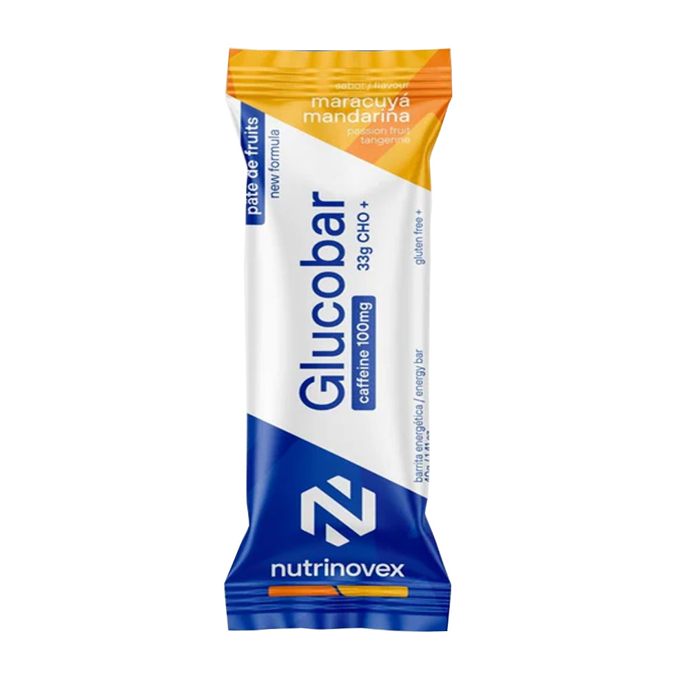 Nutrinovex Glucobar Mangue Mandarine avec caféine 