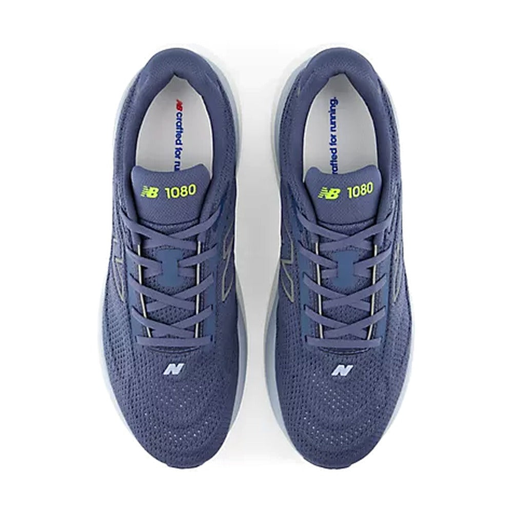 Zapatillas New Balance 1080 v15 Azul hombre, par visto desde arriba