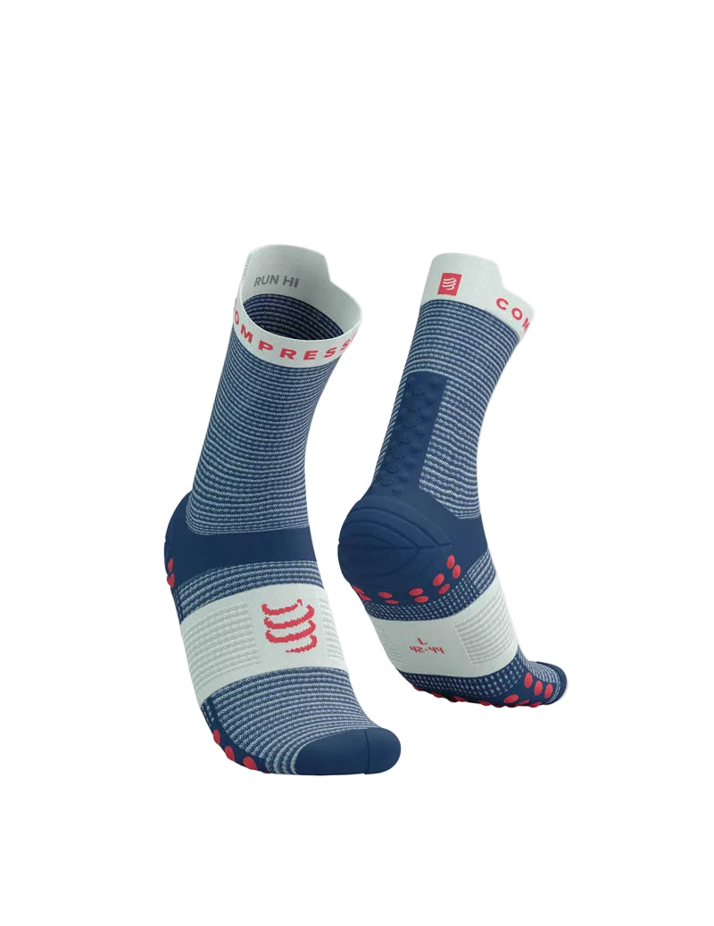 Compressport calcetines Pro Racing v4.0 Run High Azul