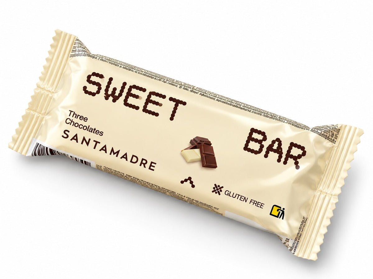 Barrita energética Santa Madre Sweet Bar sabor tres chocolates