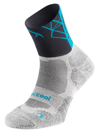 Lurbel calcetines Track Four NEW Gris claro Azul
