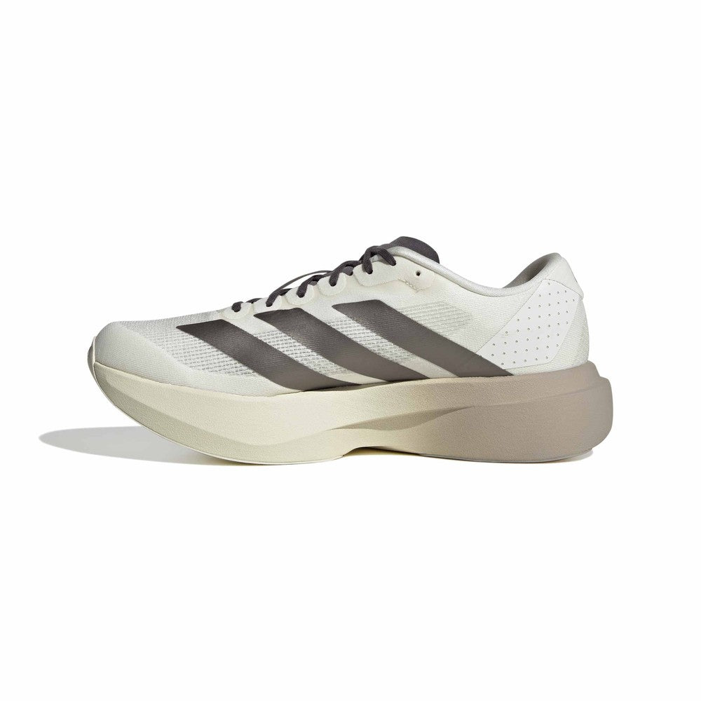 Zapatillas Adidas Adizero Evo SL Woven Blanco Marrón Plata, vista lateral interior