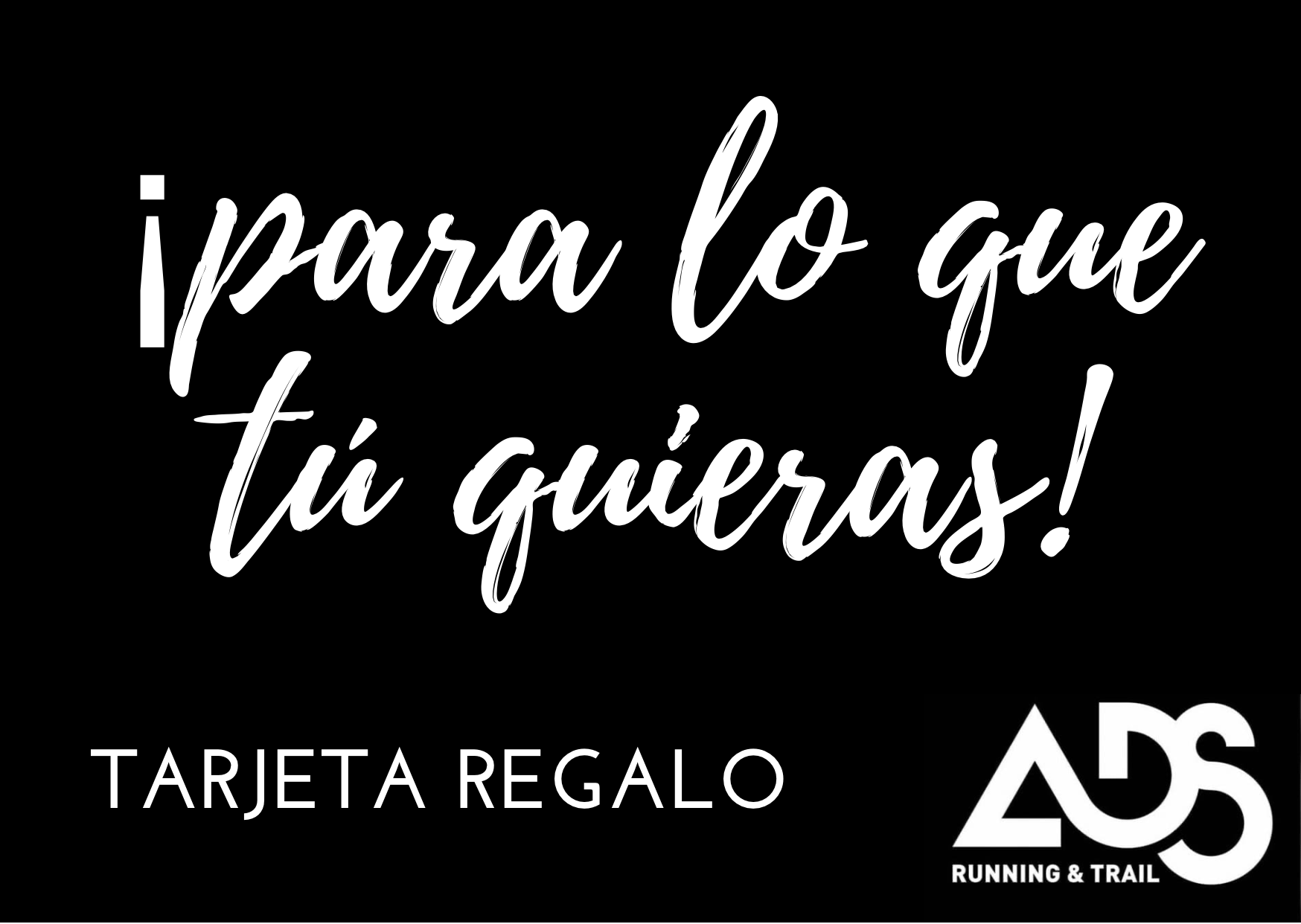 Tarjeta Regalo ADSrunningshop - ADSrunning