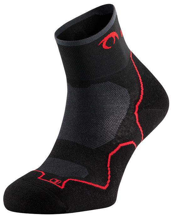 Calcetines Lurbel Bmax Desafío Three Negro Rojo - S (36-38) en ADS Running Shop